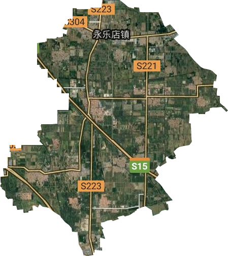 永乐店镇卫星图