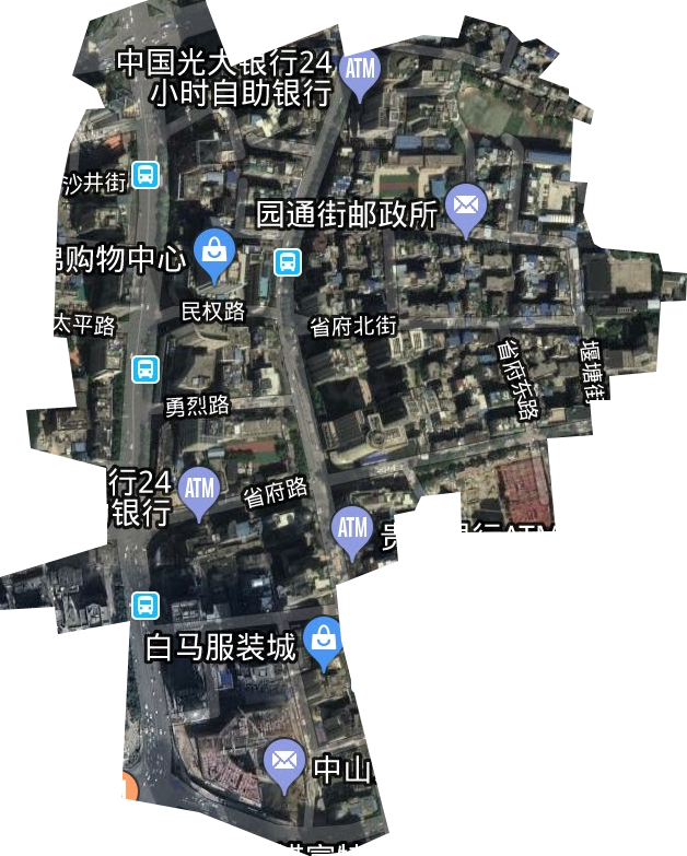 中华社区服务中心卫星图