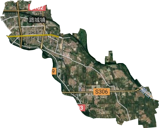 潞城镇卫星图