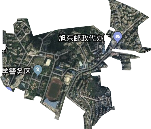 栖霞社区服务中心卫星图