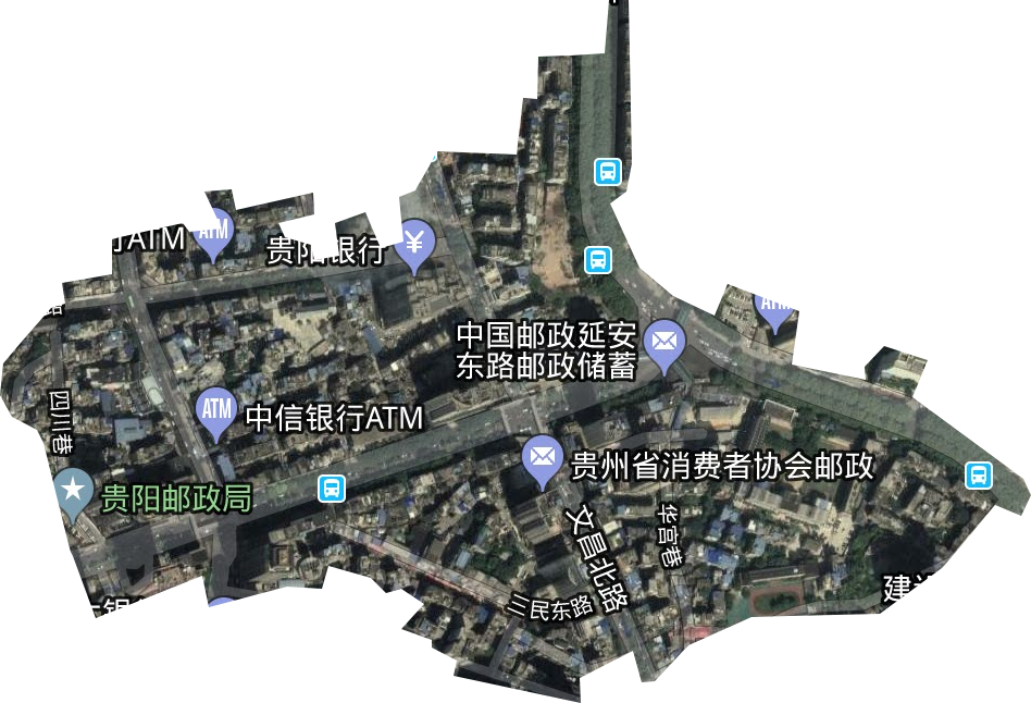 黔东社区服务中心卫星图