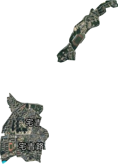 宅吉社区服务中心卫星图