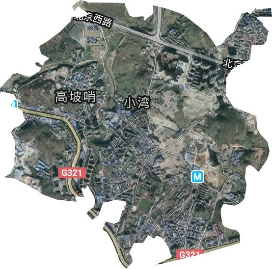 金鸭社区服务中心卫星图