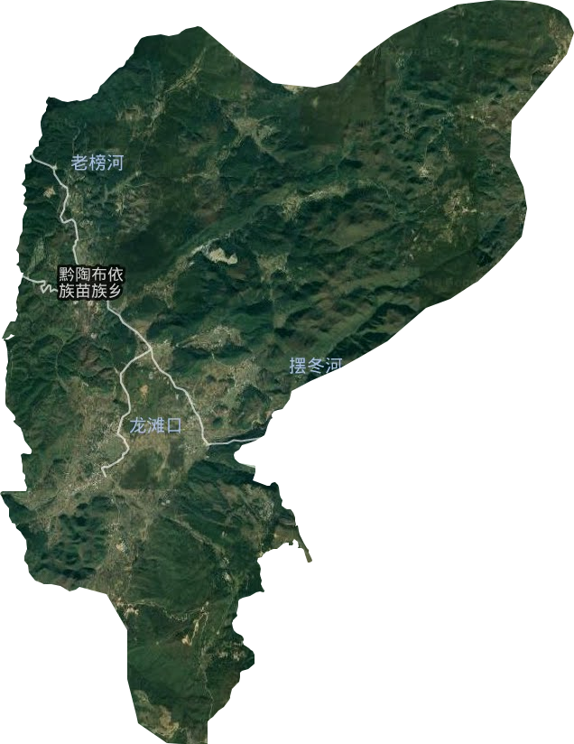 黔陶布依族苗族乡卫星图