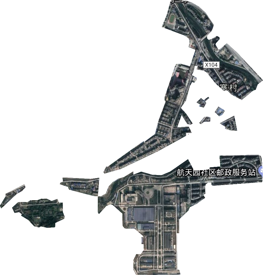 航天社区服务中心卫星图