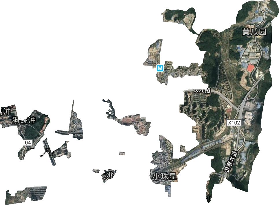 黄河社区服务中心卫星图