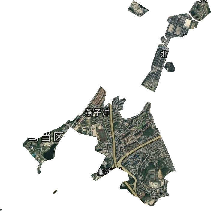顺新社区服务中心卫星图