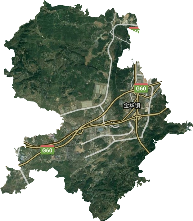金华镇卫星图