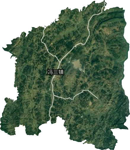 冯三镇卫星图
