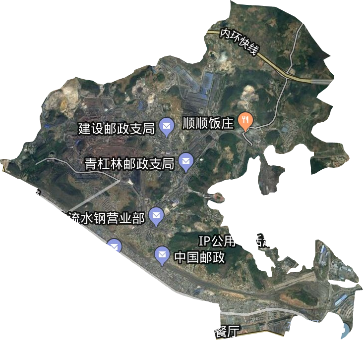 杨柳街道卫星图