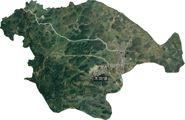 木岗镇卫星图