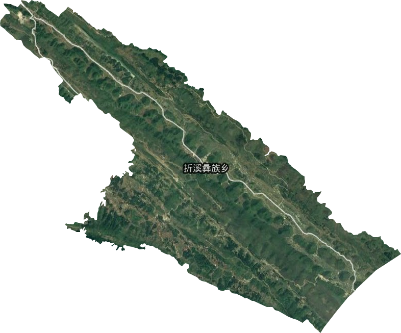 折溪彝族乡卫星图
