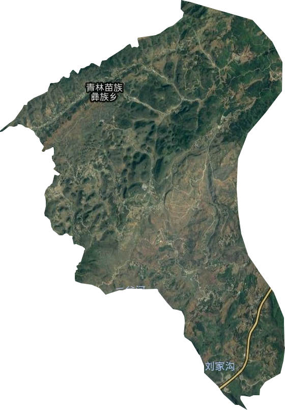 青林苗族彝族乡卫星图