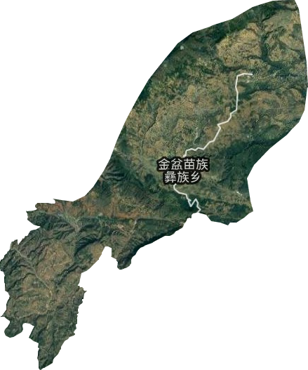 金盆苗族彝族乡卫星图