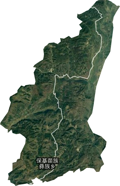 保基苗族彝族乡卫星图