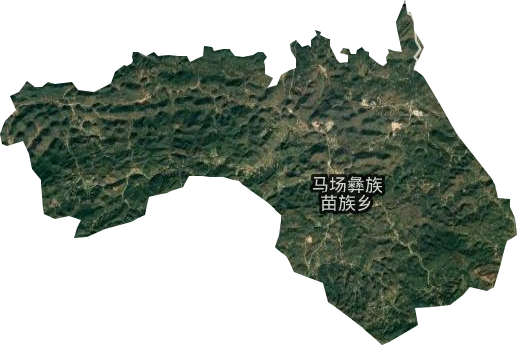 马场彝族苗族乡卫星图