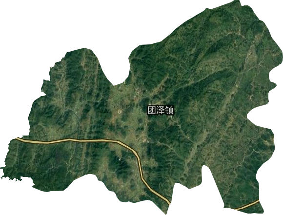 团泽镇卫星图
