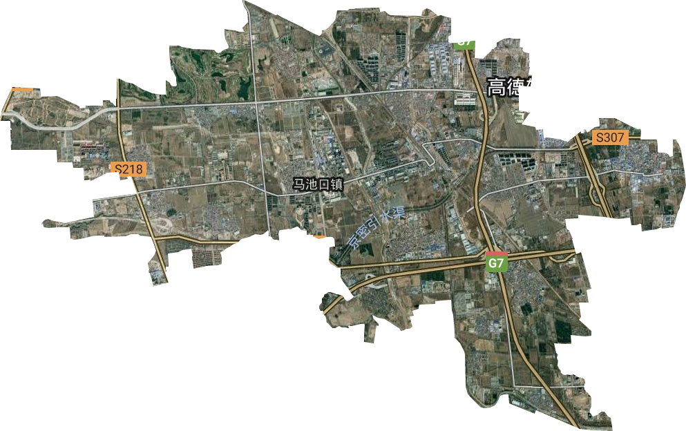 马池口地区办事处卫星图