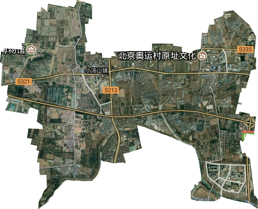 小汤山镇卫星图