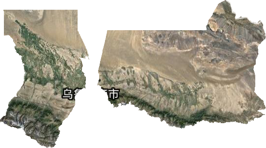 昌吉回族自治州卫星图
