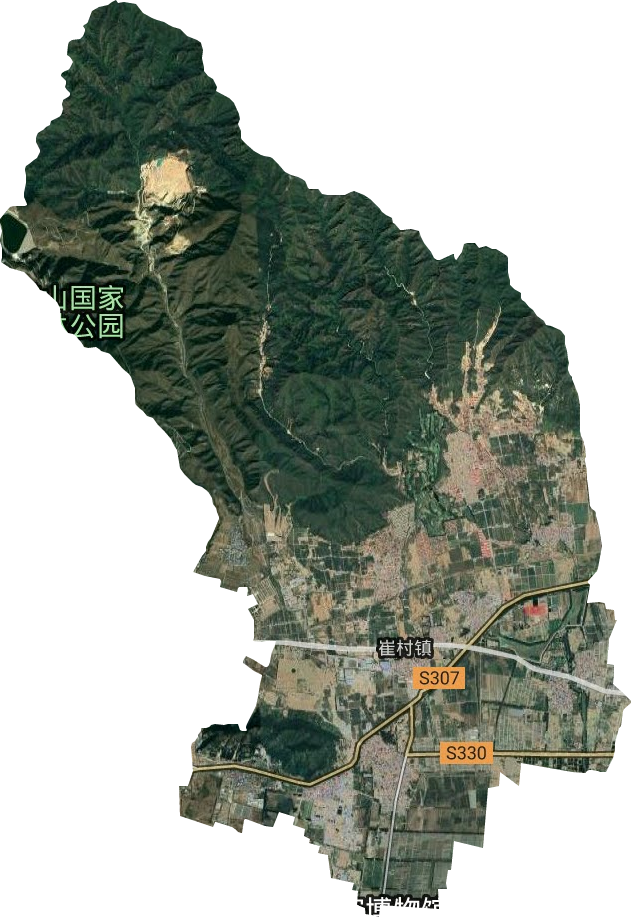崔村镇卫星图