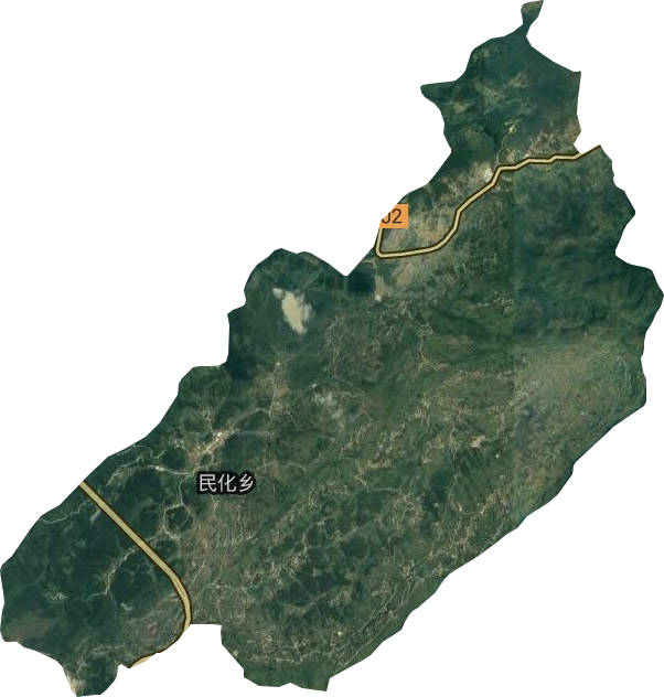 民化乡卫星图