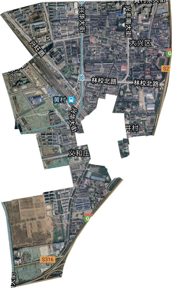林校路街道卫星图