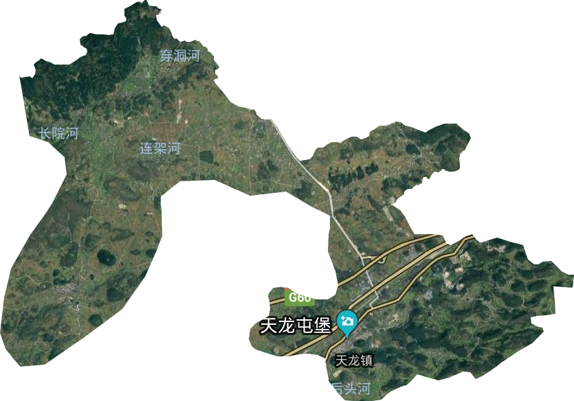 天龙镇卫星图