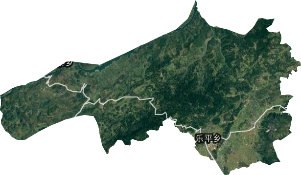 乐平镇卫星图