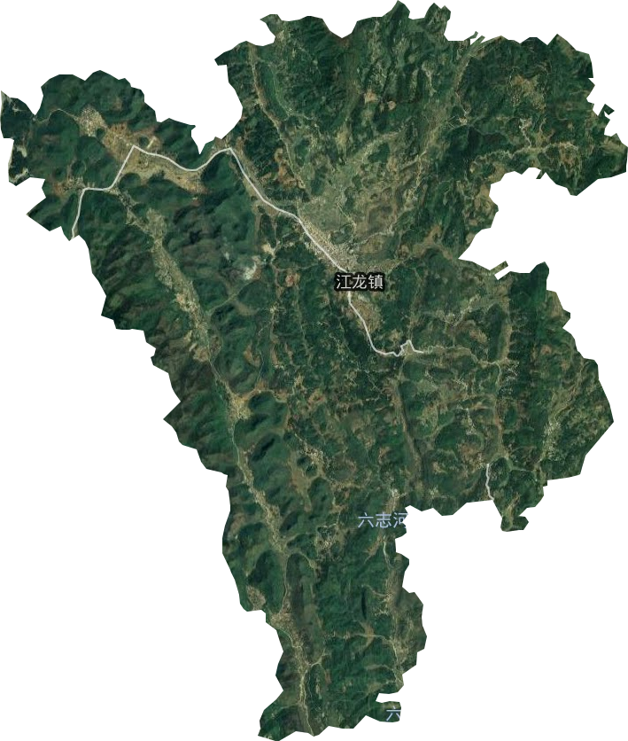 江龙镇卫星图