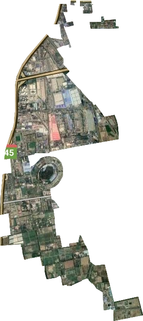 天宫院街道卫星图