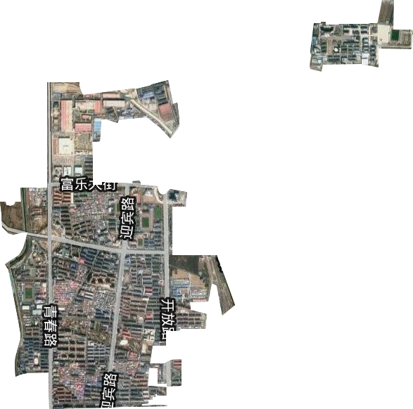 泉河街道卫星图