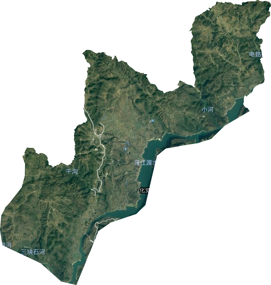 化觉乡卫星图