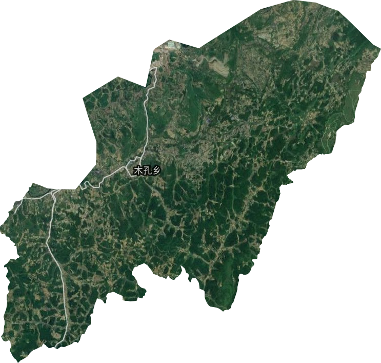 木孔乡卫星图