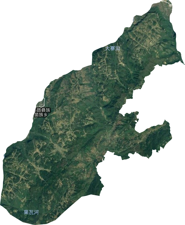 马路彝族苗族乡卫星图