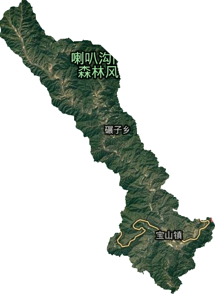宝山镇卫星图
