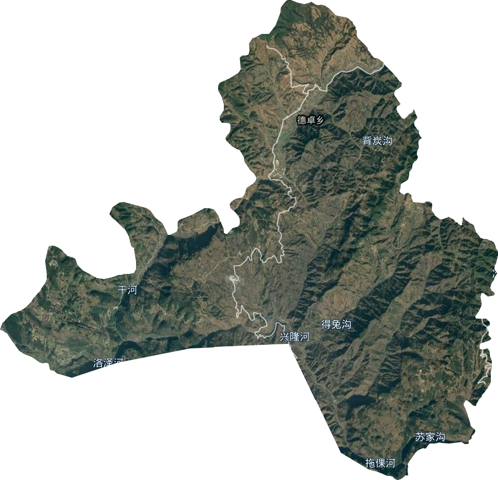 德卓乡卫星图