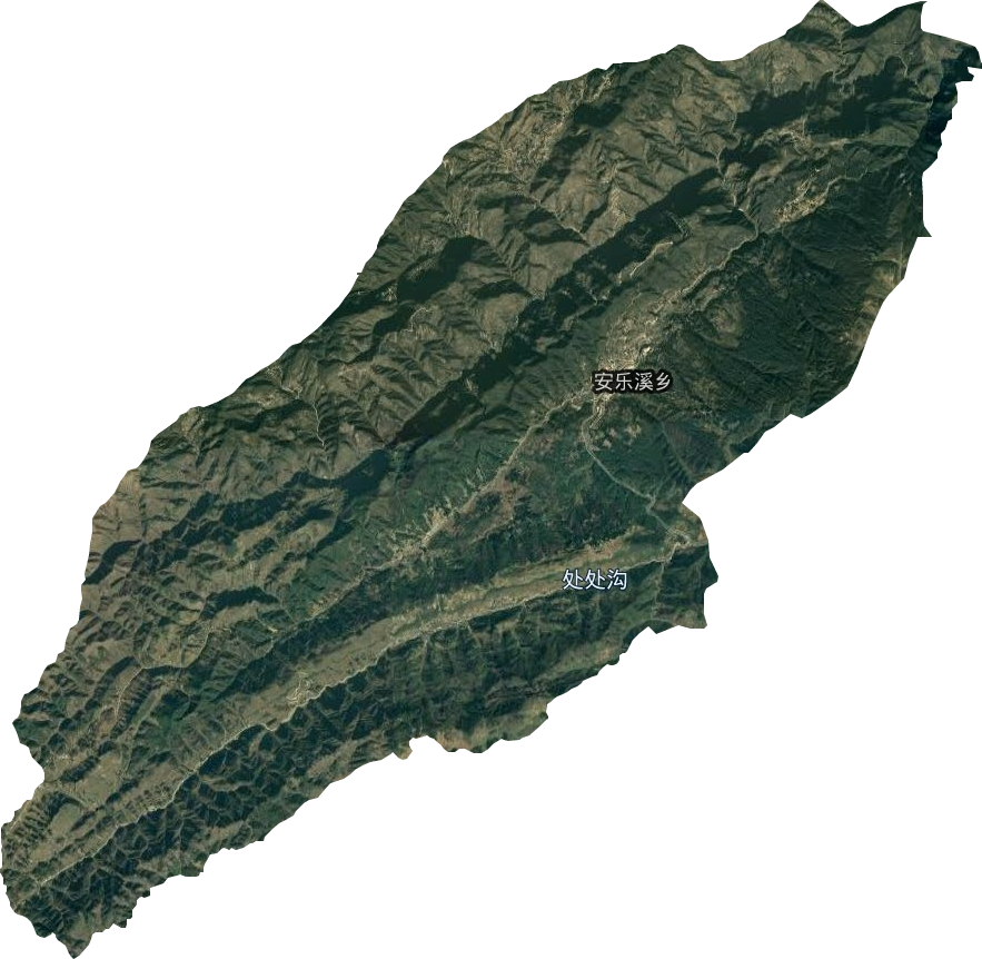 安乐溪乡卫星图