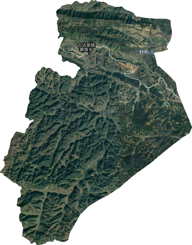 古达乡卫星图