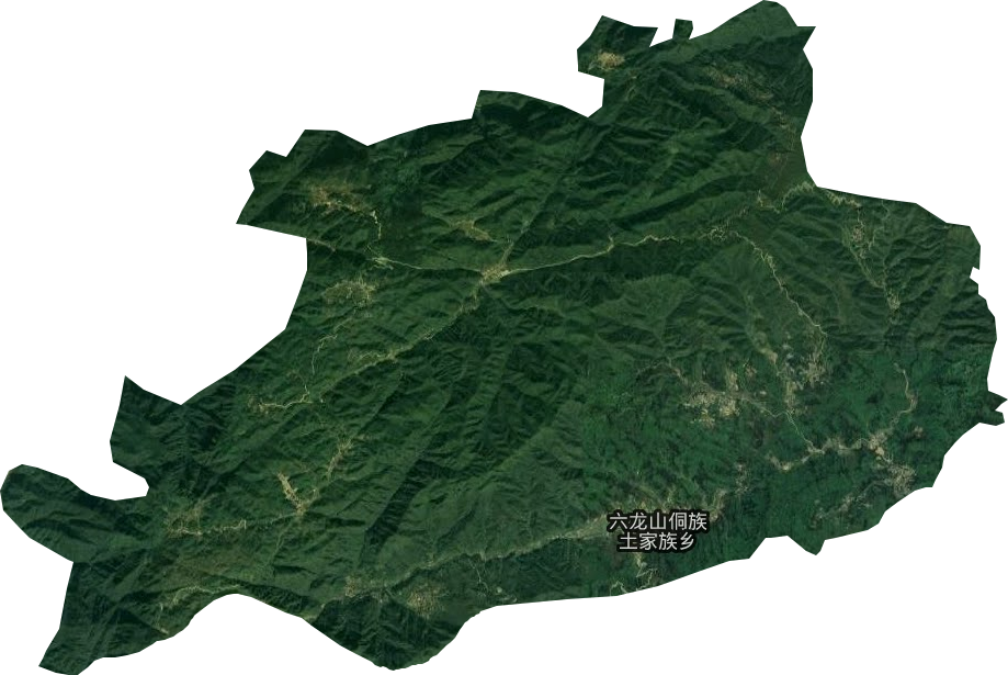 六龙山乡卫星图