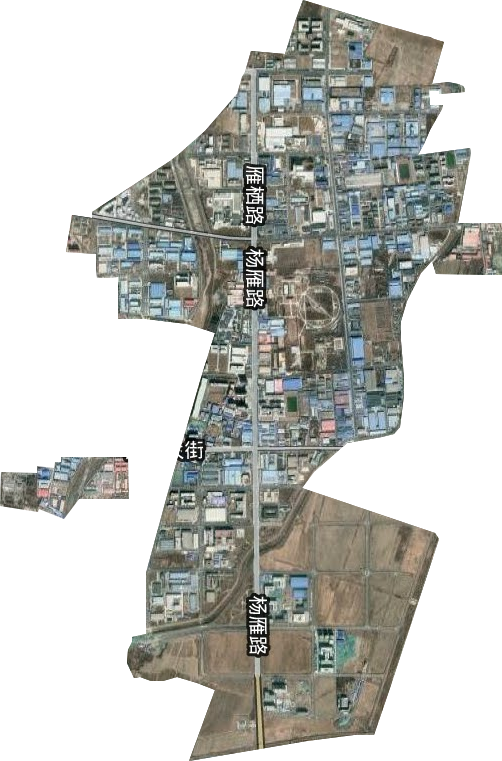 北京雁栖经济开发区卫星图