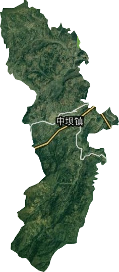 中坝镇卫星图