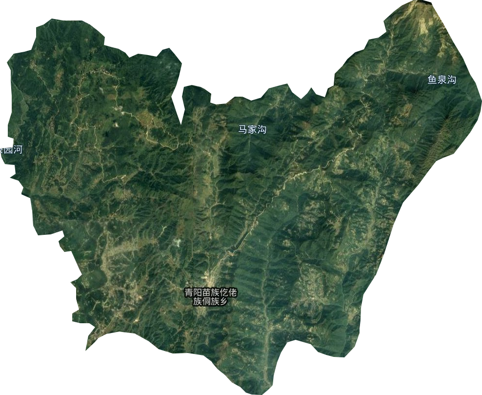 青阳乡卫星图