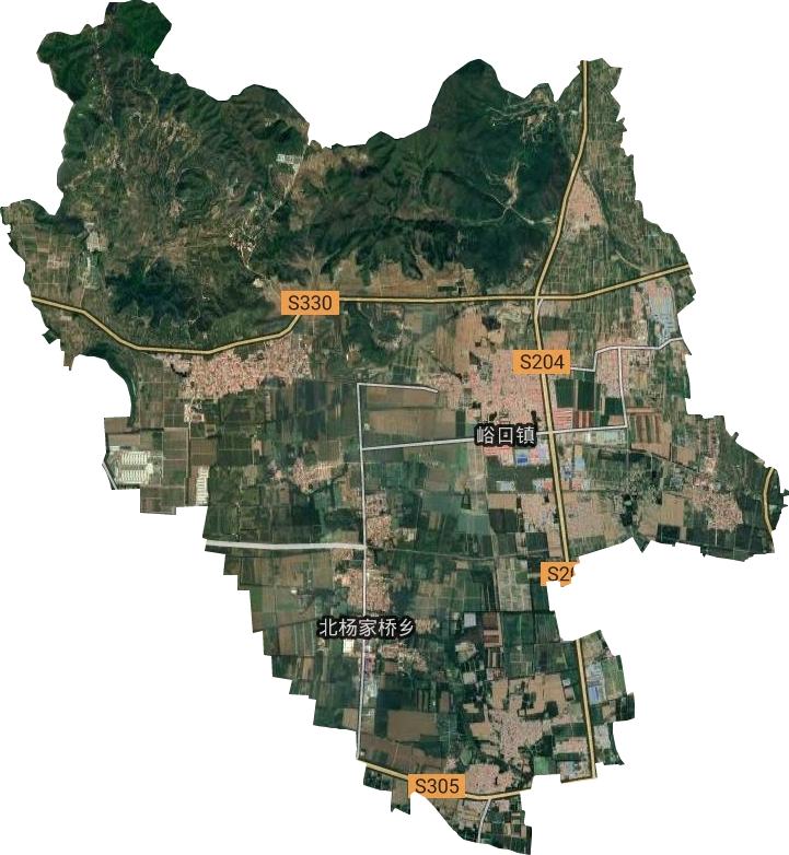峪口地区办事处卫星图