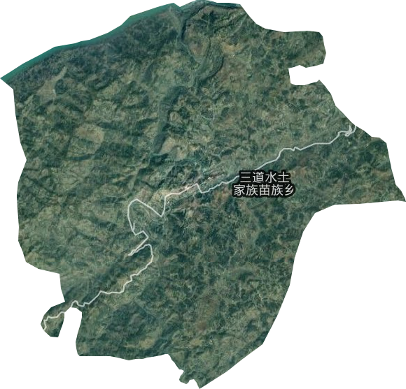 三道水乡卫星图