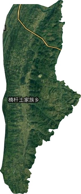 楠杆乡卫星图