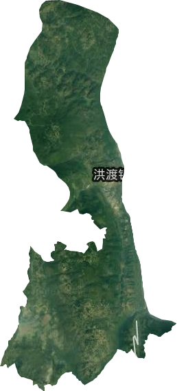 洪渡镇卫星图