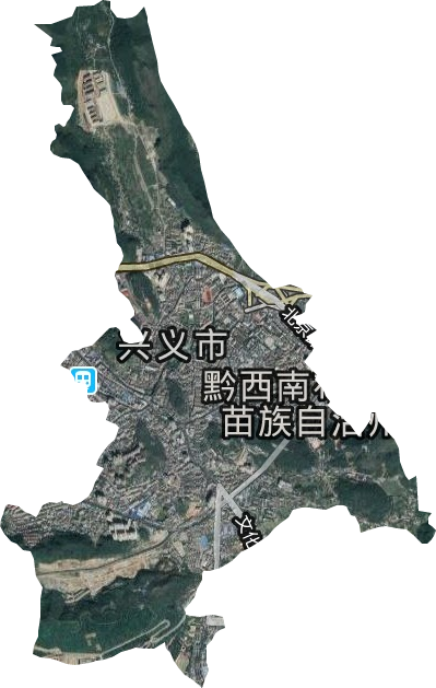 黄草街道卫星图