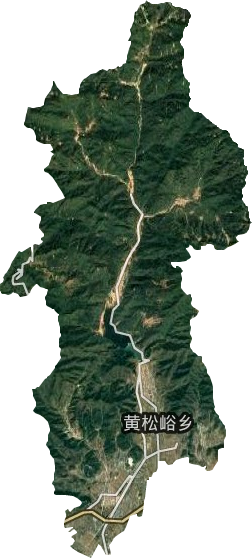 黄松峪乡卫星图