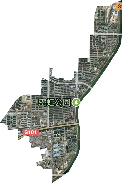 果园街道卫星图